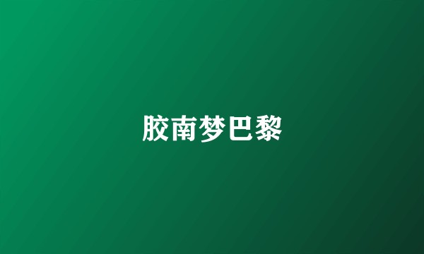 胶南梦巴黎