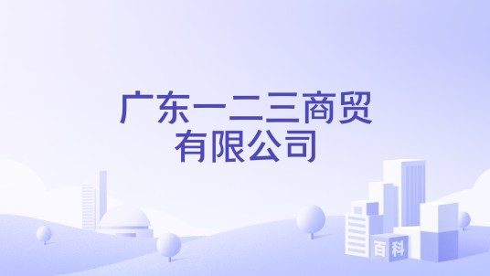 广东一二三商贸有限公司