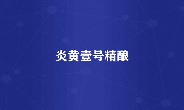 炎黄壹号精酿