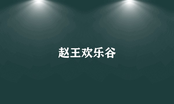 赵王欢乐谷