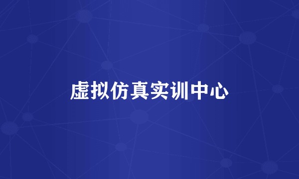 虚拟仿真实训中心