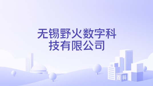 无锡野火数字科技有限公司
