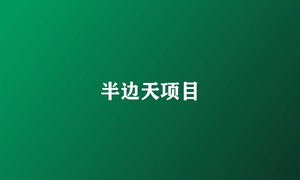 半边天项目