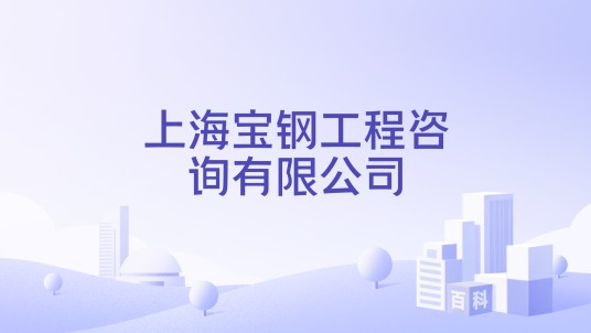 上海宝钢工程咨询有限公司
