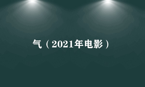 气（2021年电影）