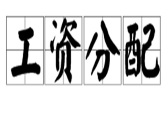 工资分配