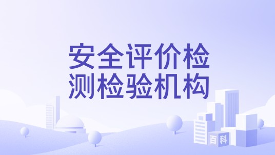 安全评价检测检验机构