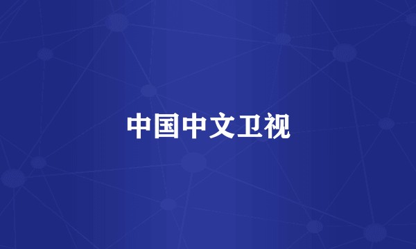 中国中文卫视