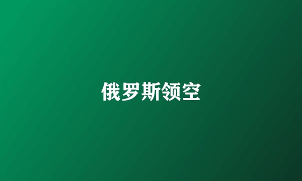 俄罗斯领空