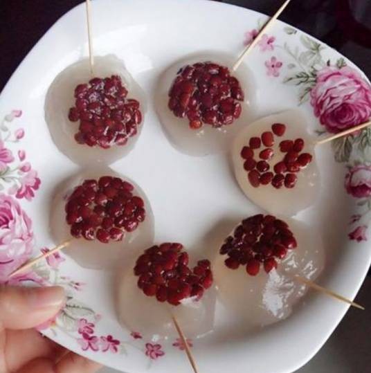 红豆水晶钵仔糕