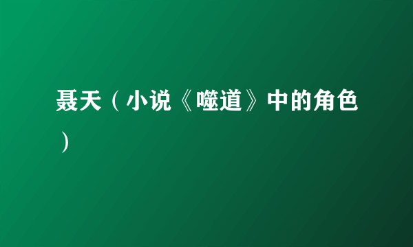 聂天（小说《噬道》中的角色）
