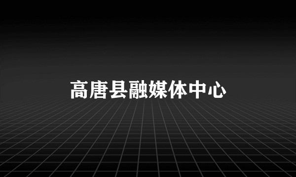 高唐县融媒体中心