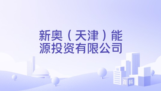 新奥（天津）能源投资有限公司