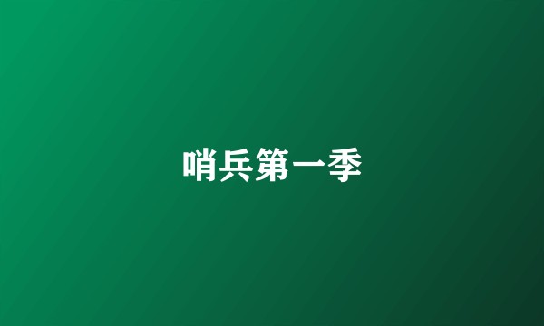 哨兵第一季