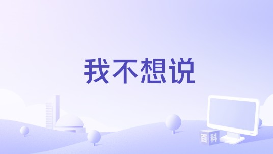 我不想说（袁娅维演唱的歌曲）