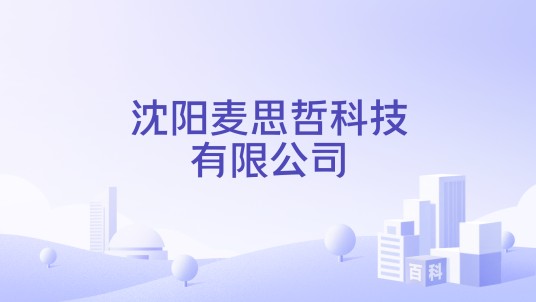 沈阳麦思哲科技有限公司