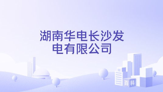 湖南华电长沙发电有限公司
