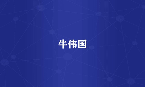 牛伟国