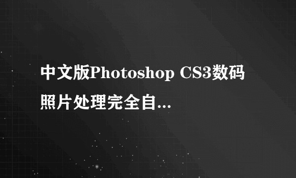 中文版Photoshop CS3数码照片处理完全自学手册（2008年北京希望电子出版社出版的图书）