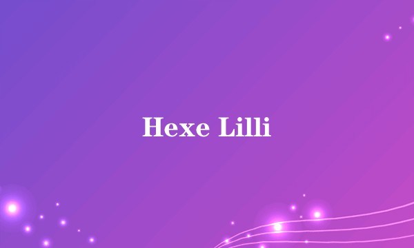 Hexe Lilli