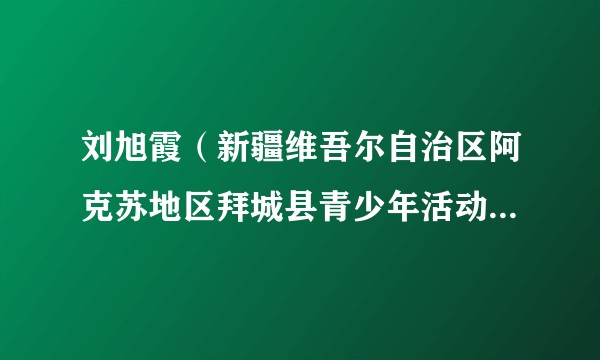 刘旭霞（新疆维吾尔自治区阿克苏地区拜城县青少年活动中心（少年宫）主任）