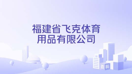 福建省飞克体育用品有限公司