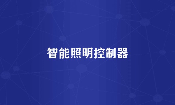 智能照明控制器