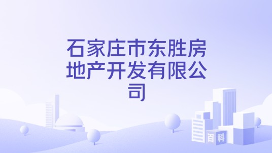 石家庄市东胜房地产开发有限公司