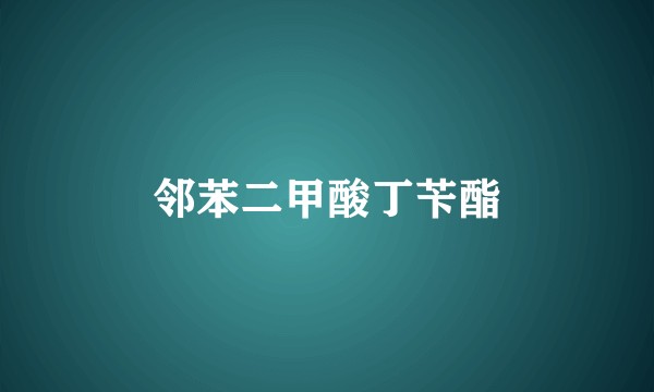 邻苯二甲酸丁苄酯