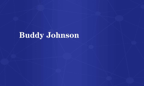 Buddy Johnson