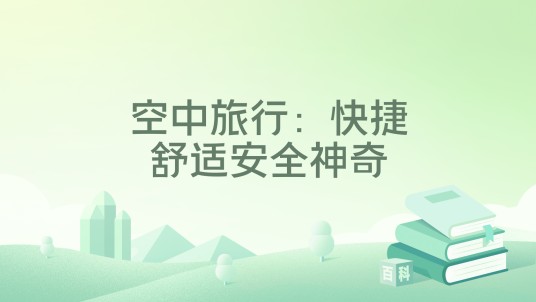 空中旅行：快捷舒适安全神奇