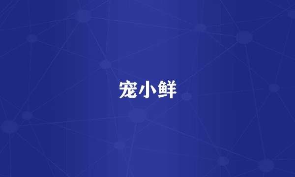 宠小鲜