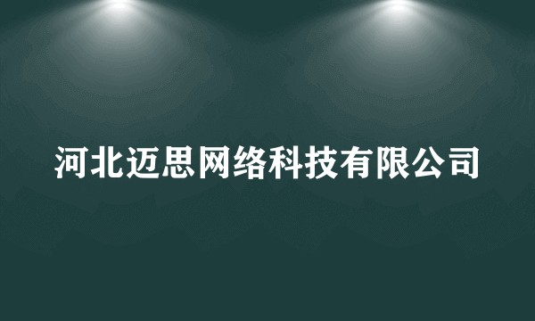 河北迈思网络科技有限公司