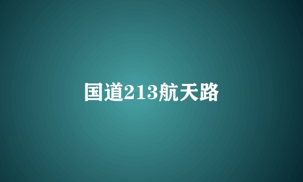 国道213航天路