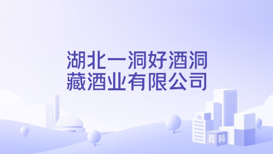 湖北一洞好酒洞藏酒业有限公司