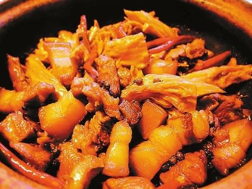 腐竹红烧肉