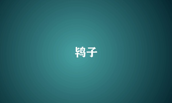 鸨子