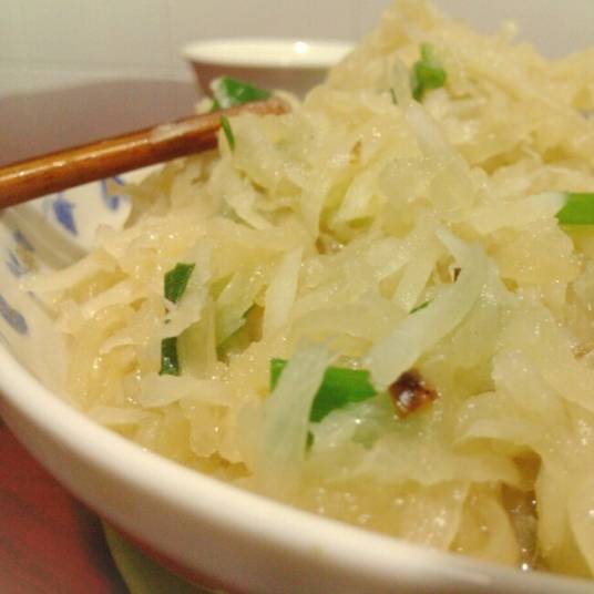 清炒白萝卜丝