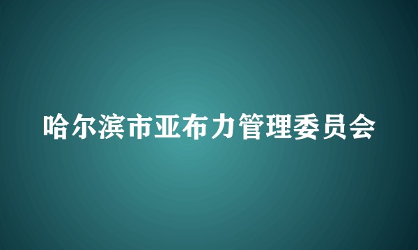 哈尔滨市亚布力管理委员会
