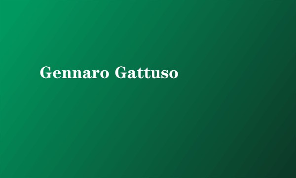 Gennaro Gattuso