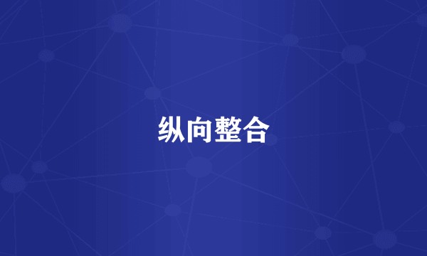 纵向整合