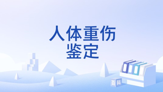 人体重伤鉴定