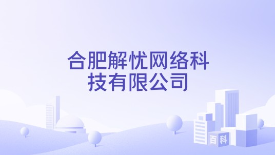 合肥解忧网络科技有限公司