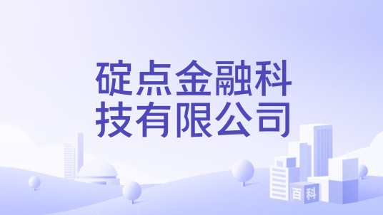 碇点金融科技有限公司