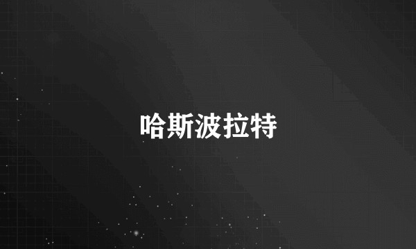 哈斯波拉特