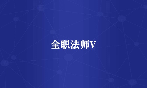 全职法师V