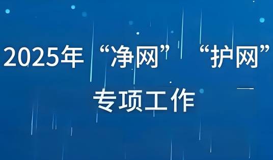 2025年“净网”“护网”专项工作