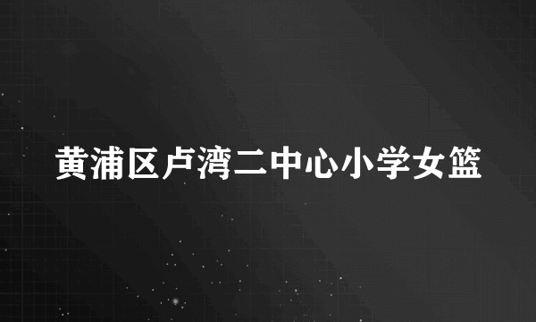 黄浦区卢湾二中心小学女篮