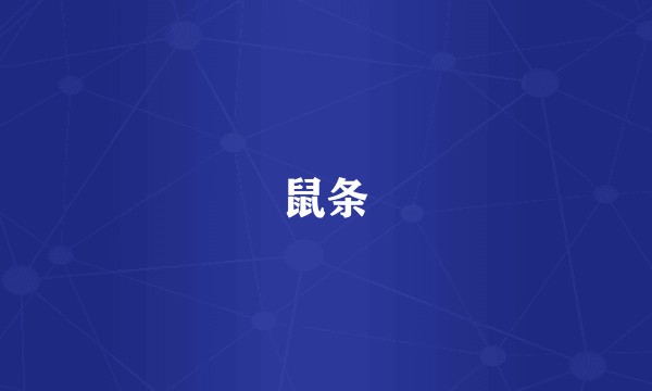鼠条