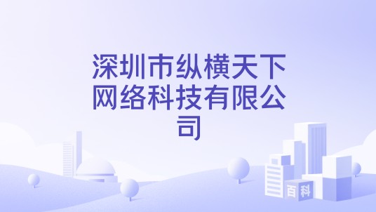 深圳市纵横天下网络科技有限公司